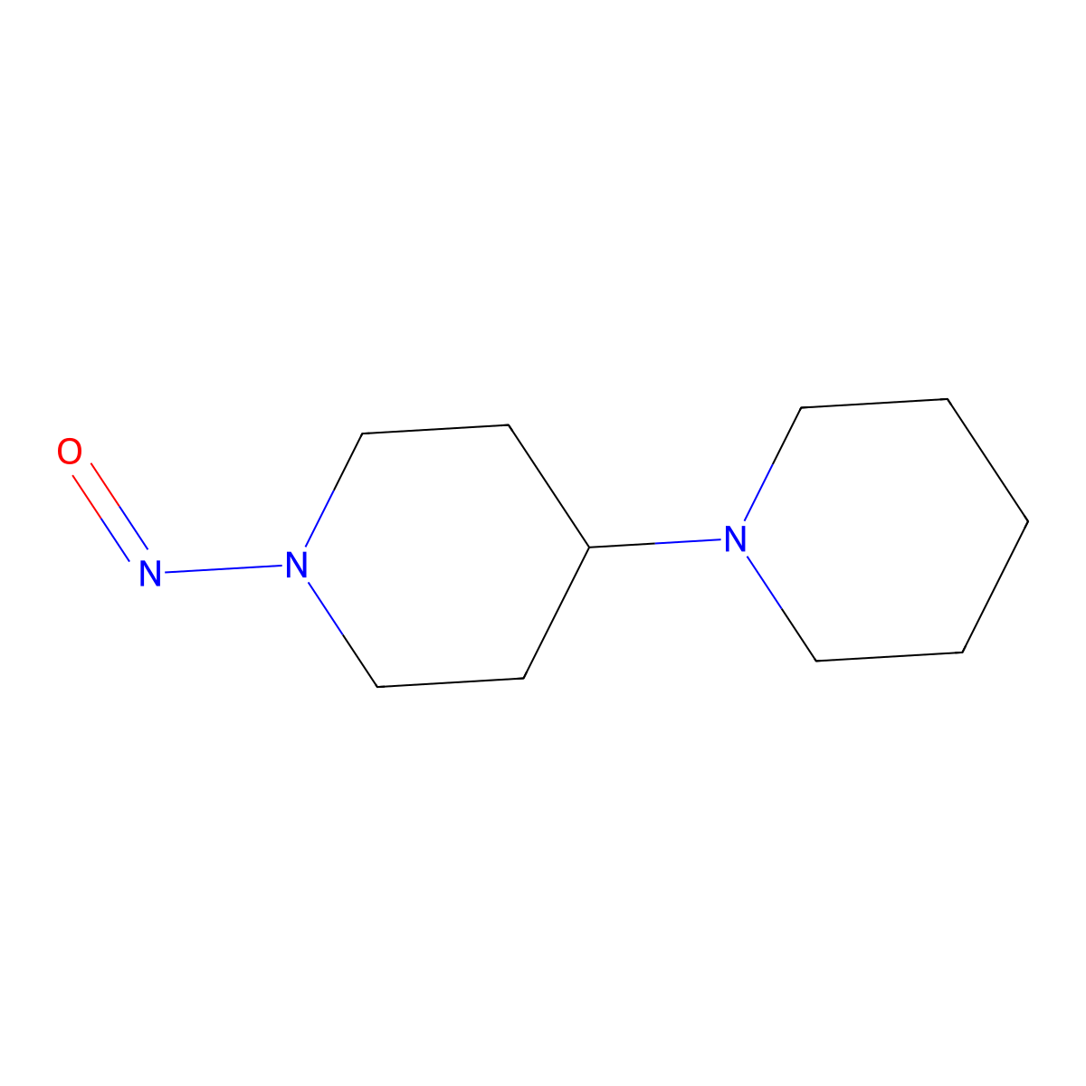 1'-Nitroso-1,4'-bipiperidine molecular structure, CAS 2639422-25-4