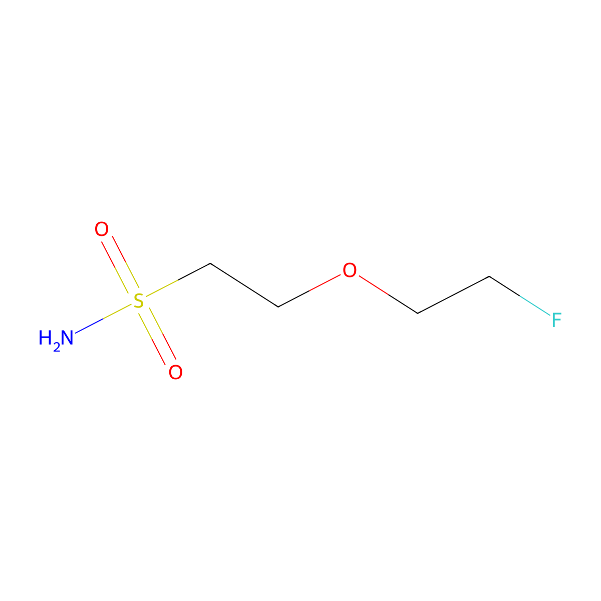 2-(2-Fluoroethoxy)ethane-1-sulfonamide molecular structure, CAS 2639424-88-5