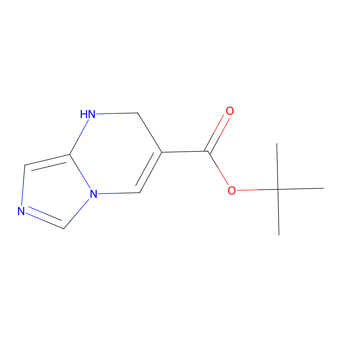 tert-butyl 1H,2H-imidazo[1,5-a]pyrimidine-3-carboxylate molecular structure, CAS 2639427-68-0