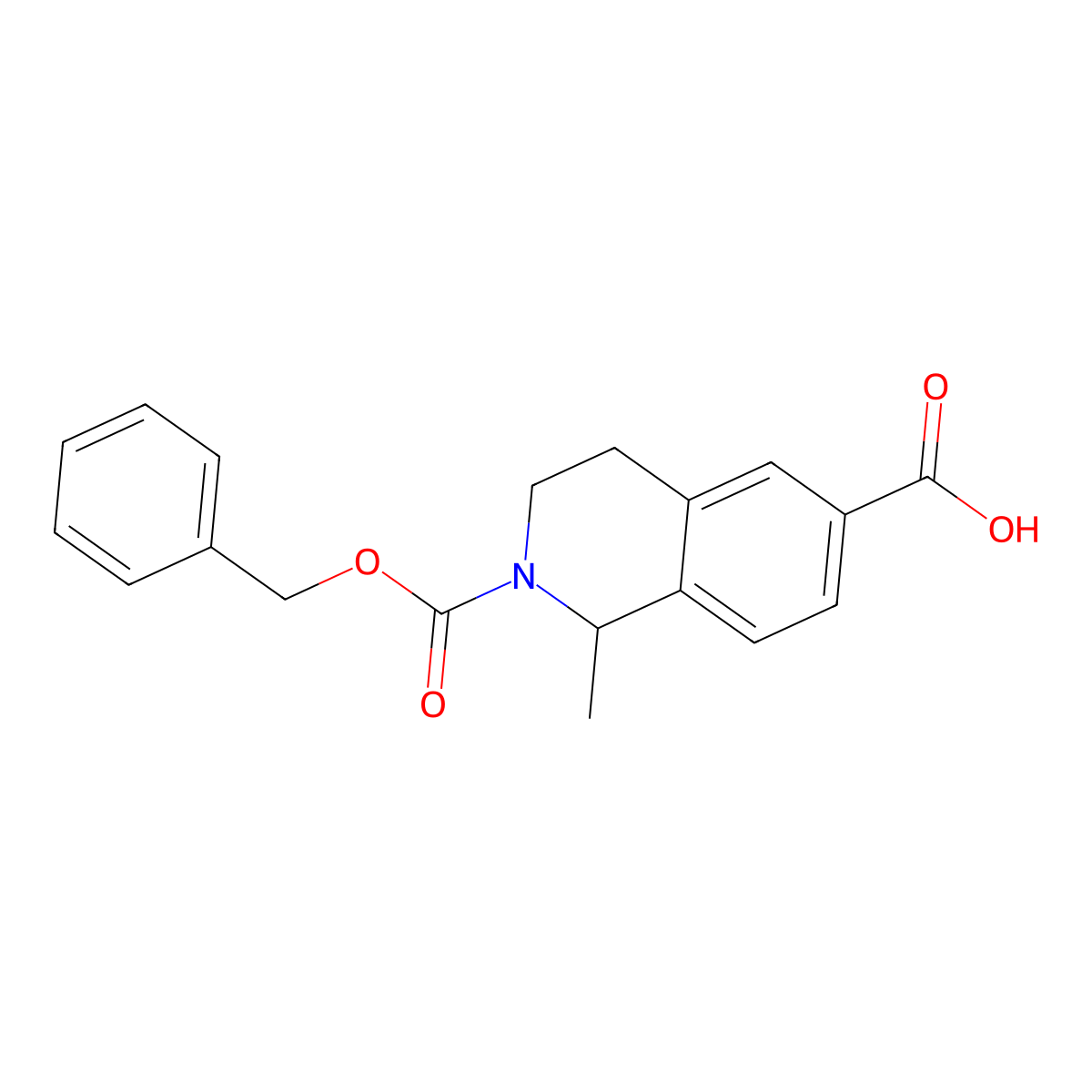2-[(Benzyloxy)carbonyl]-1-methyl-1,2,3,4-tetrahydroisoquinoline-6-carboxylic acid molecular structure, CAS 2639431-88-0