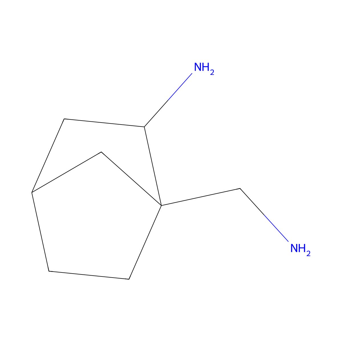 1-(Aminomethyl)bicyclo[2.2.1]heptan-2-amine molecular structure, CAS 2639432-39-4