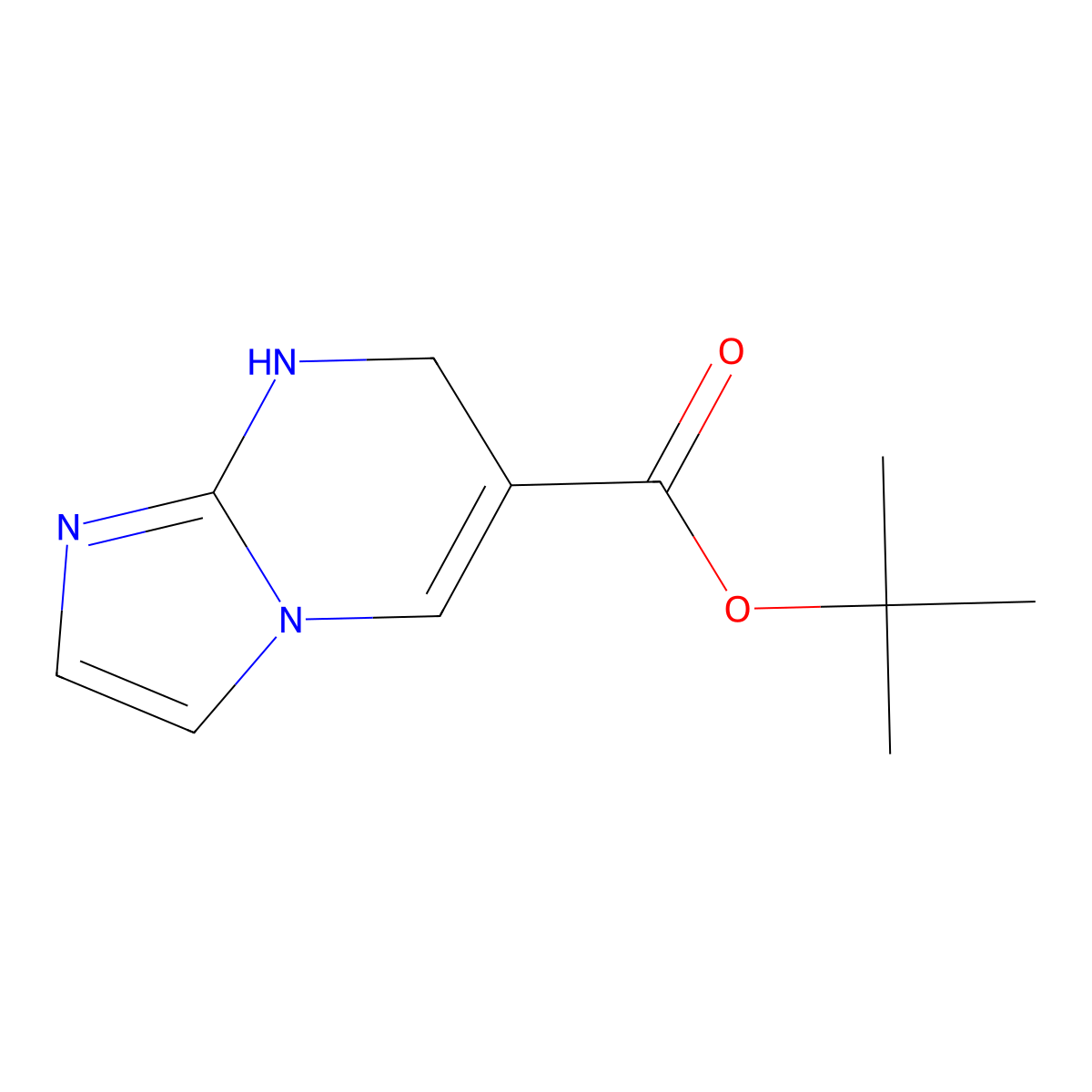 tert-butyl 7H,8H-imidazo[1,2-a]pyrimidine-6-carboxylate molecular structure, CAS 2639436-82-9