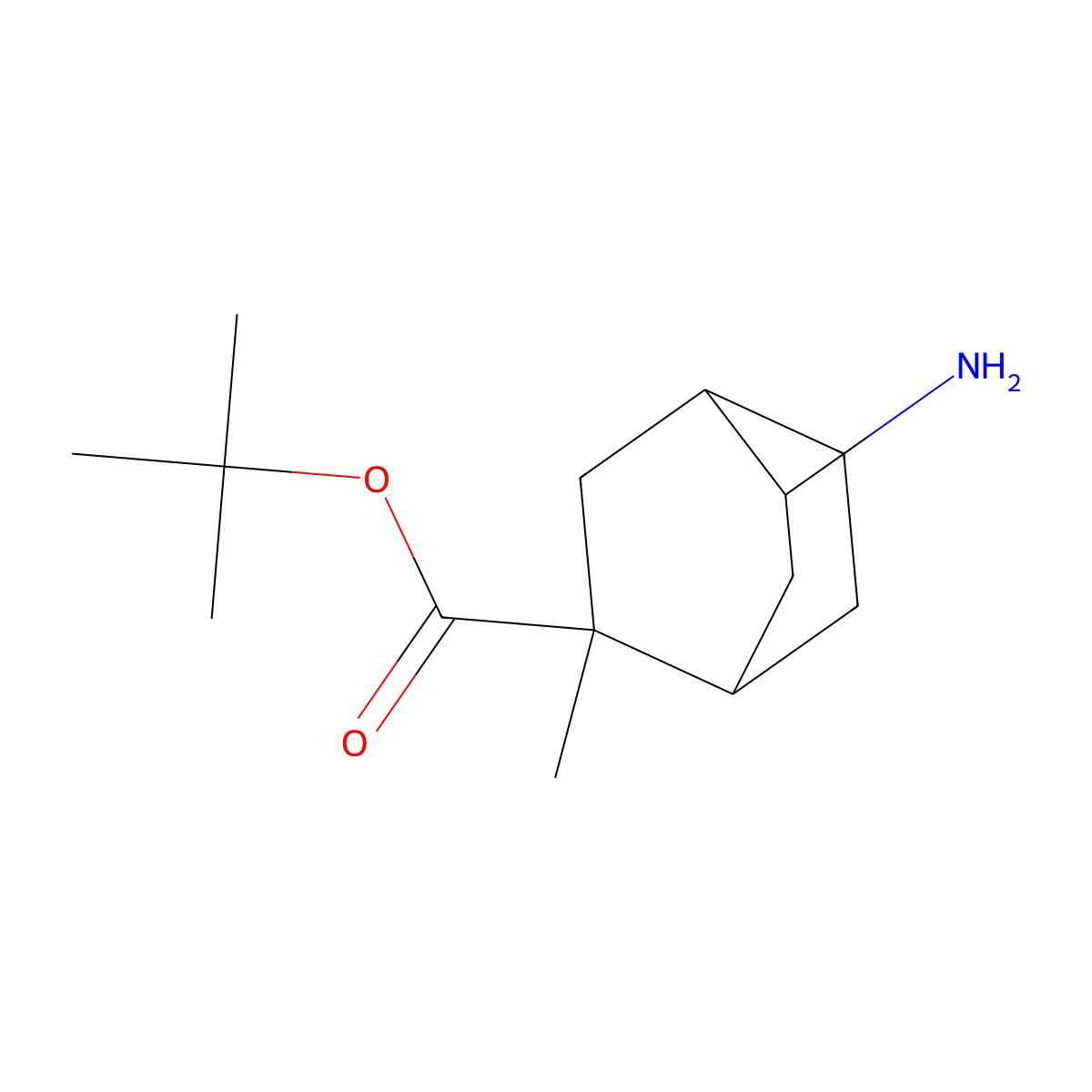 Tert-butyl 5-amino-2-methylbicyclo[2.2.2]octane-2-carboxylate molecular structure, CAS 2639442-48-9