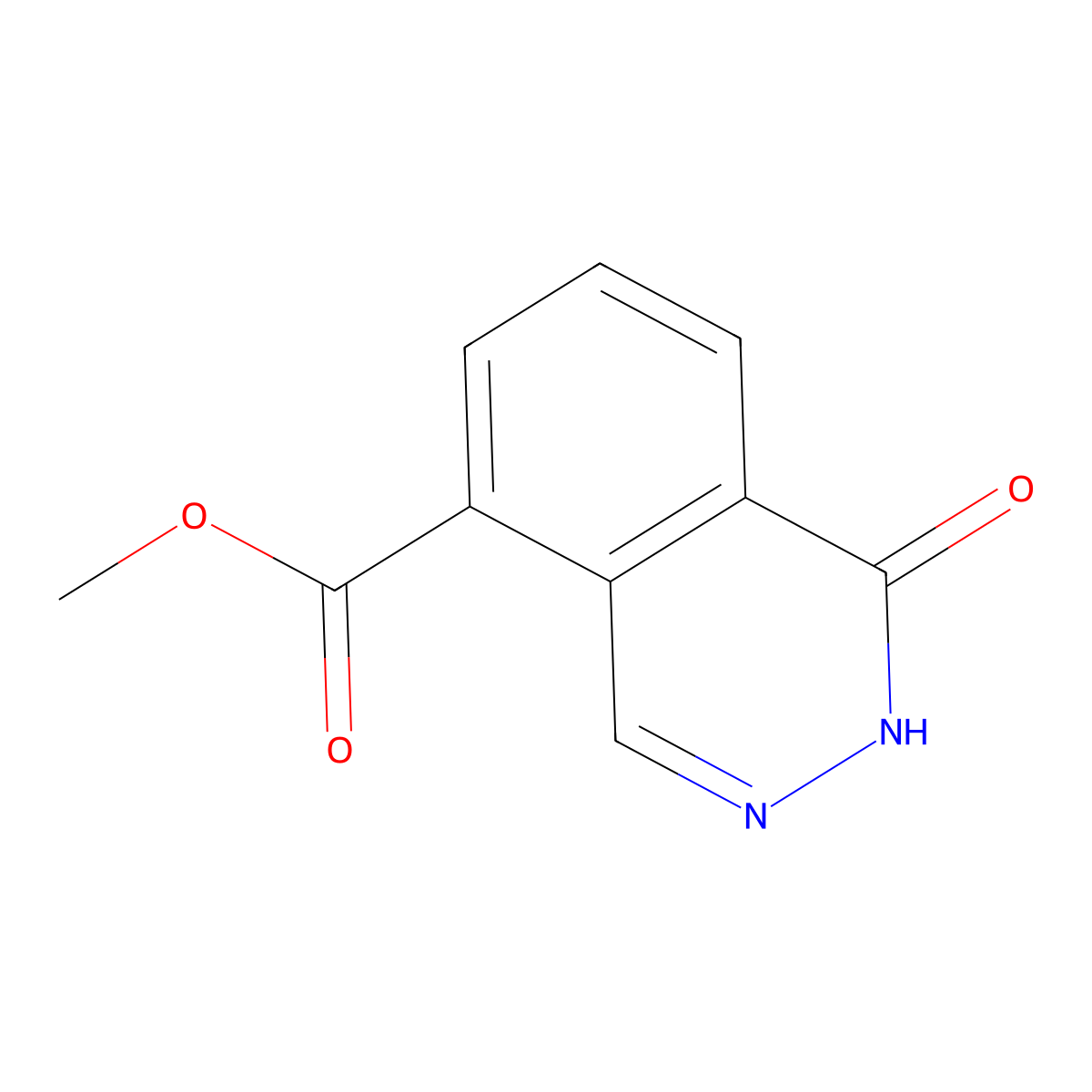 Methyl 1-oxo-1,2-dihydrophthalazine-5-carboxylate molecular structure, CAS 2639444-49-6