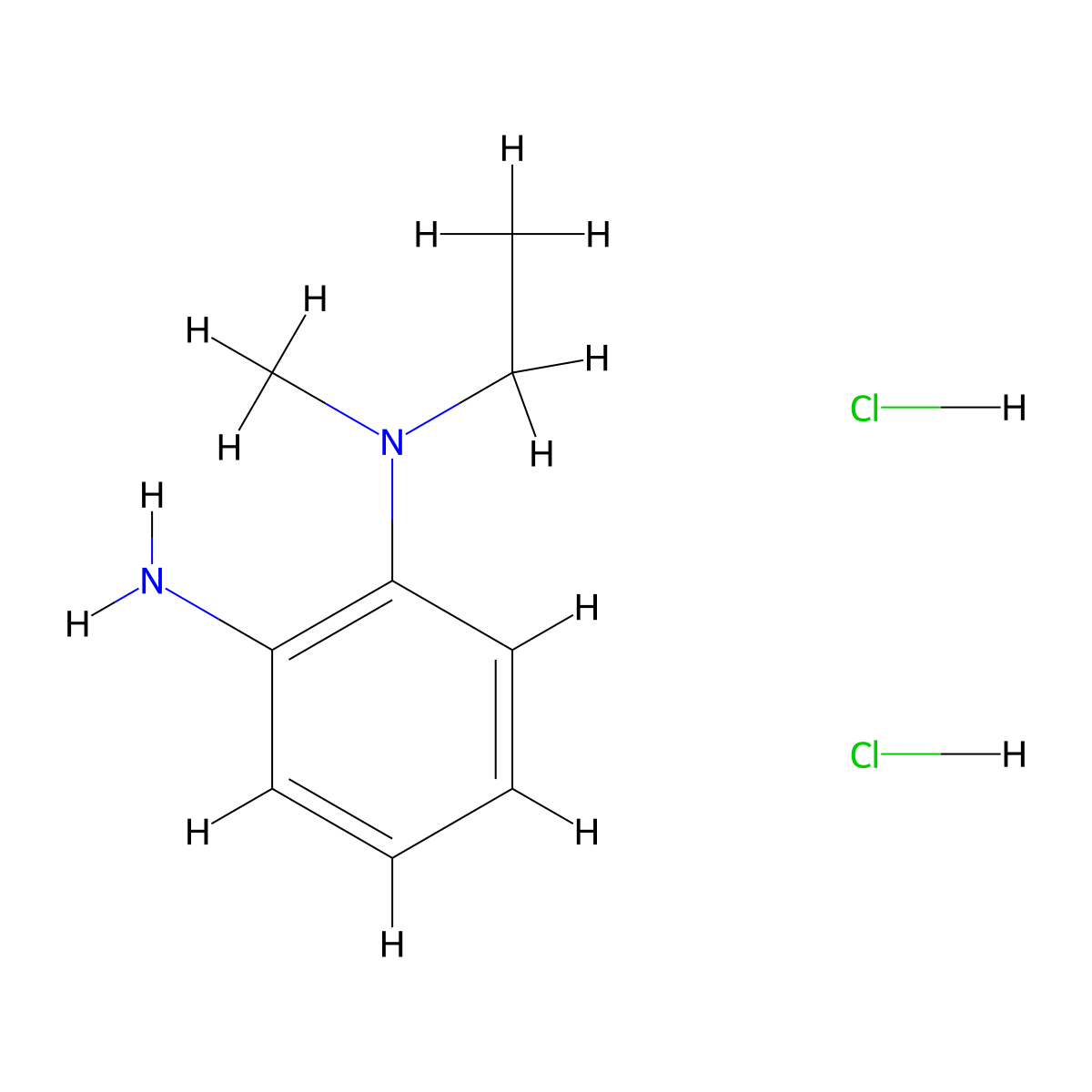 N1-ethyl-N1-methylbenzene-1,2-diamine dihydrochloride molecular structure, CAS 2639446-87-8