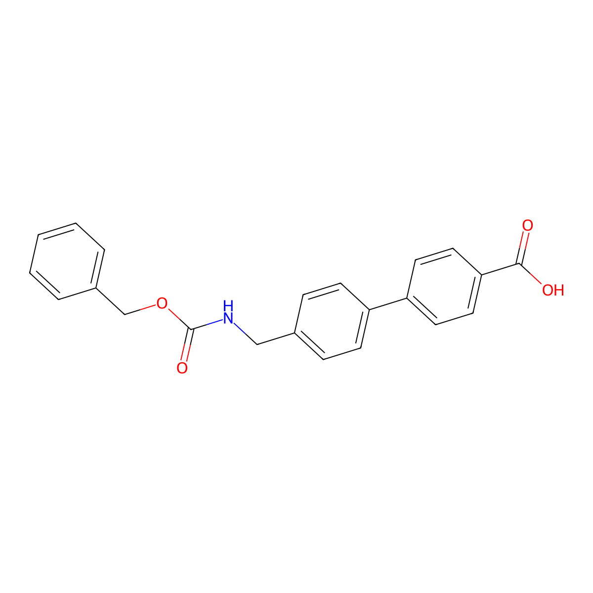 4'-({[(Benzyloxy)carbonyl]amino}methyl)-[1,1'-biphenyl]-4-carboxylic acid molecular structure, CAS 2639448-16-9
