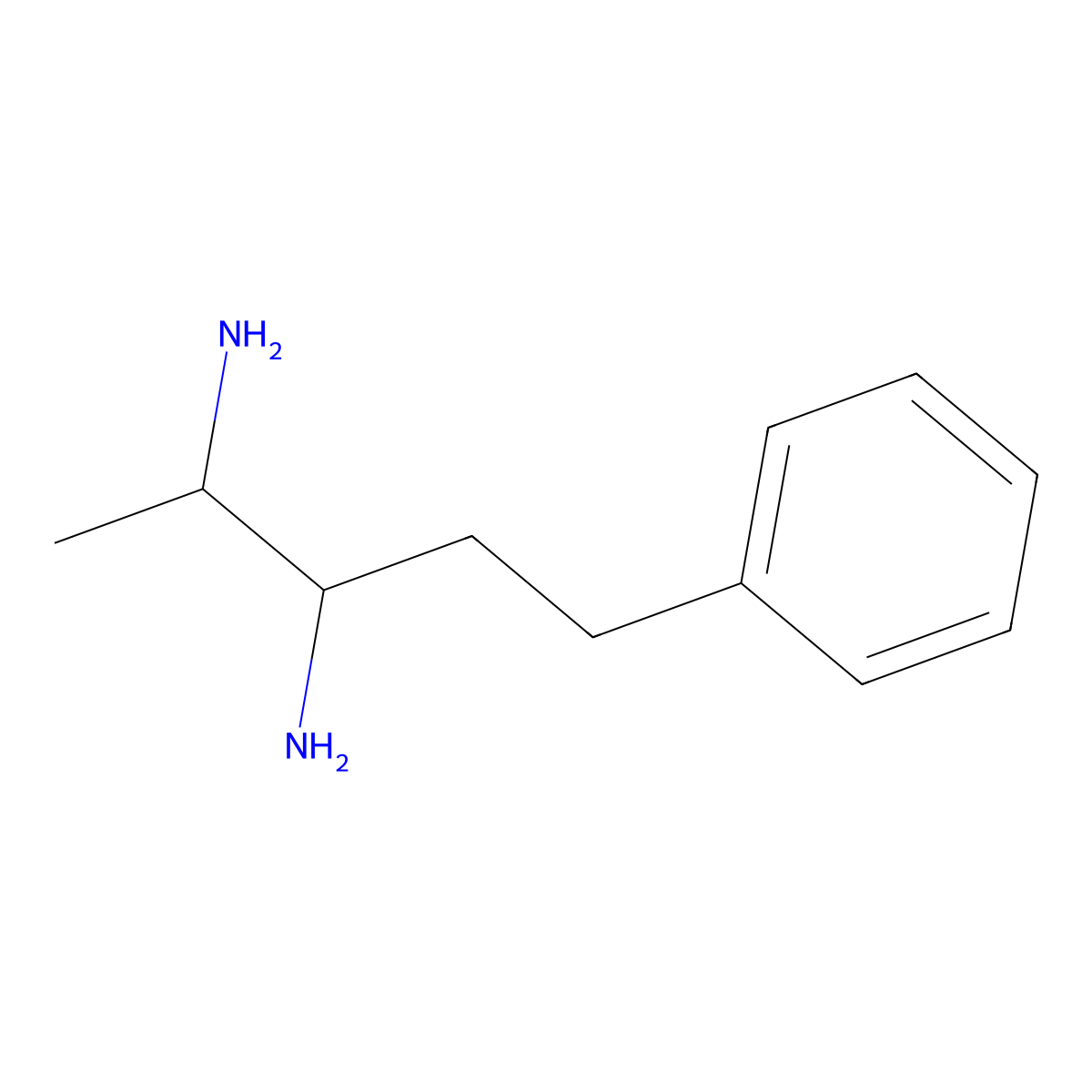 5-Phenylpentane-2,3-diamine molecular structure, CAS 2639452-78-9