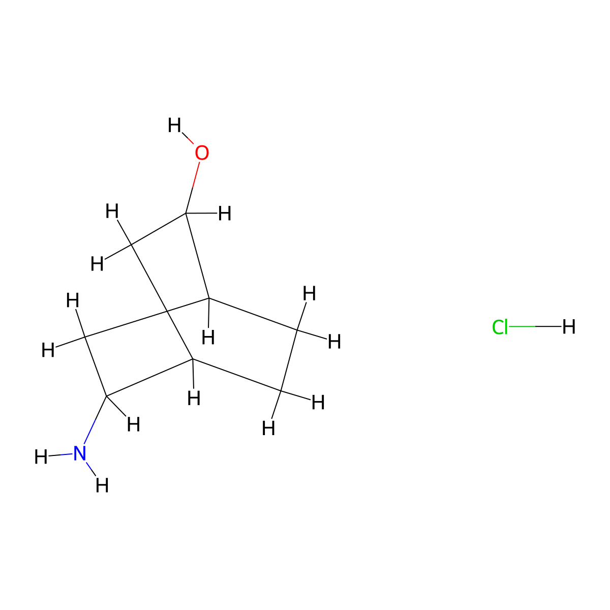 5-Aminobicyclo[2.2.2]octan-2-ol hydrochloride molecular structure, CAS 2639458-14-1