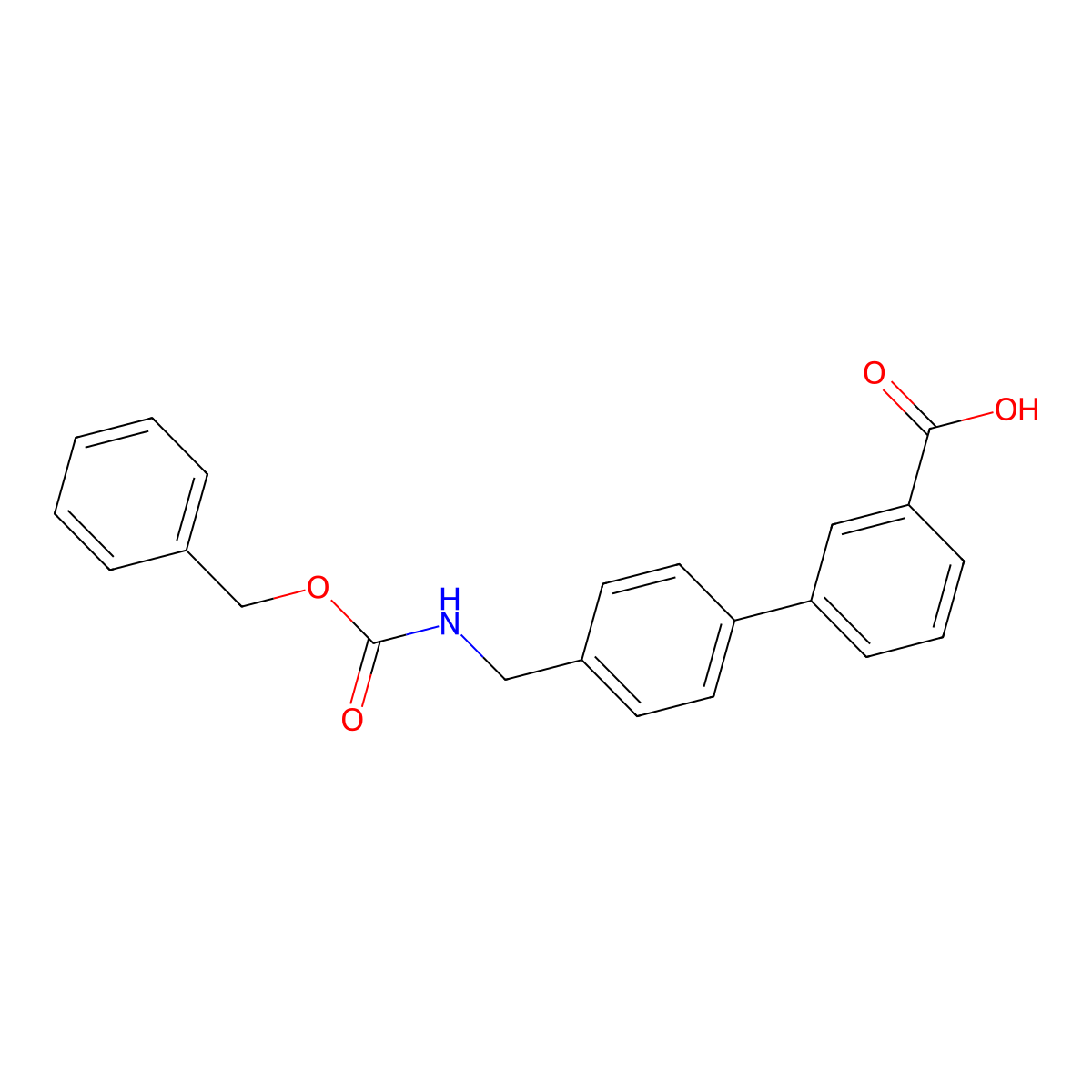 4'-({[(Benzyloxy)carbonyl]amino}methyl)-[1,1'-biphenyl]-3-carboxylic acid molecular structure, CAS 2639458-21-0
