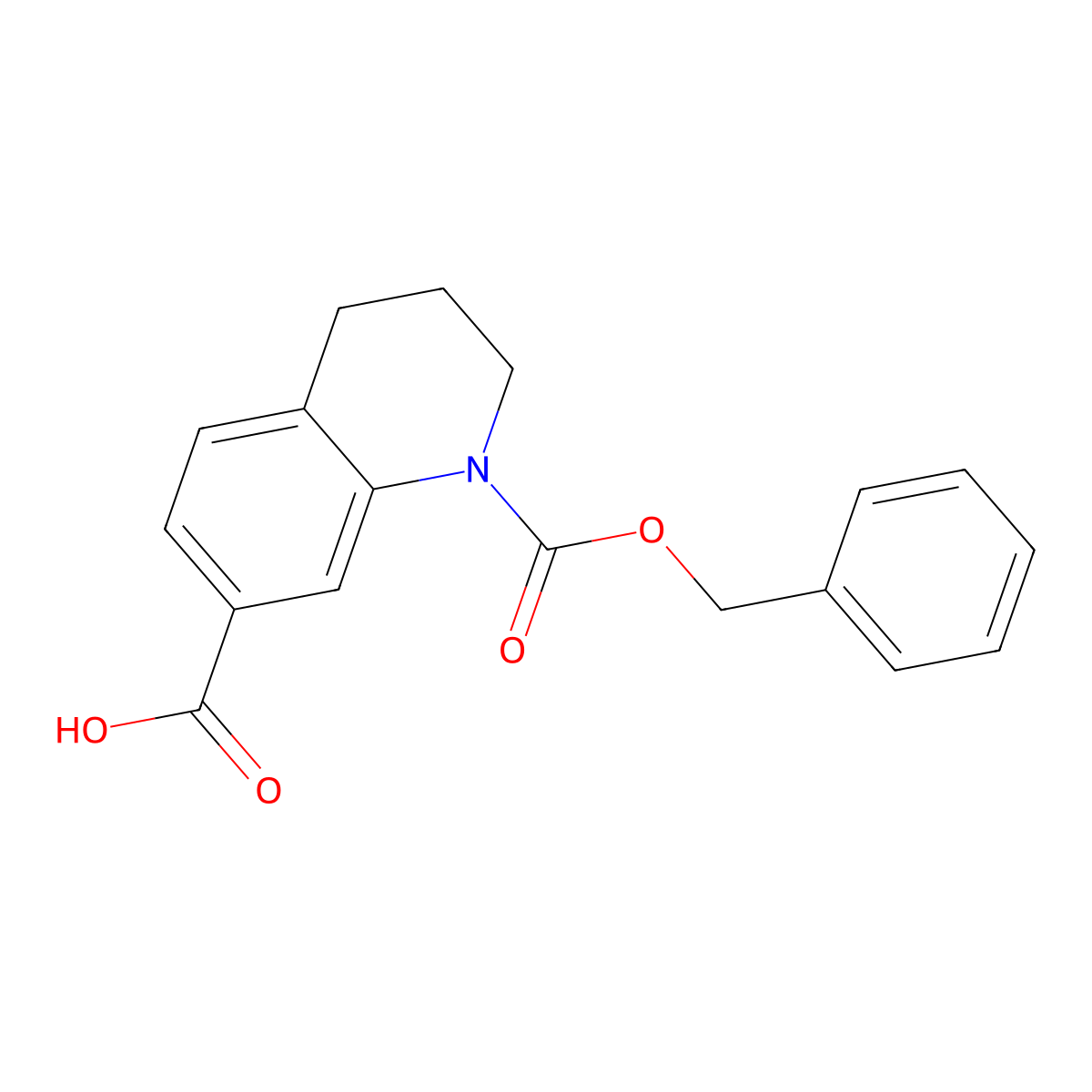 1-[(Benzyloxy)carbonyl]-1,2,3,4-tetrahydroquinoline-7-carboxylic acid molecular structure, CAS 2639459-84-8