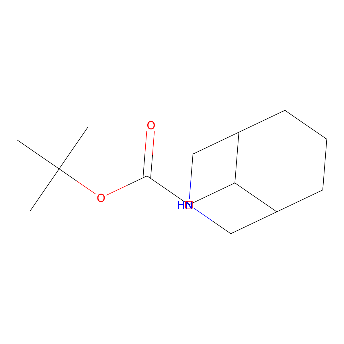 Tert-butyl 2-{3-azabicyclo[3.3.1]nonan-9-yl}acetate molecular structure, CAS 2639459-99-5
