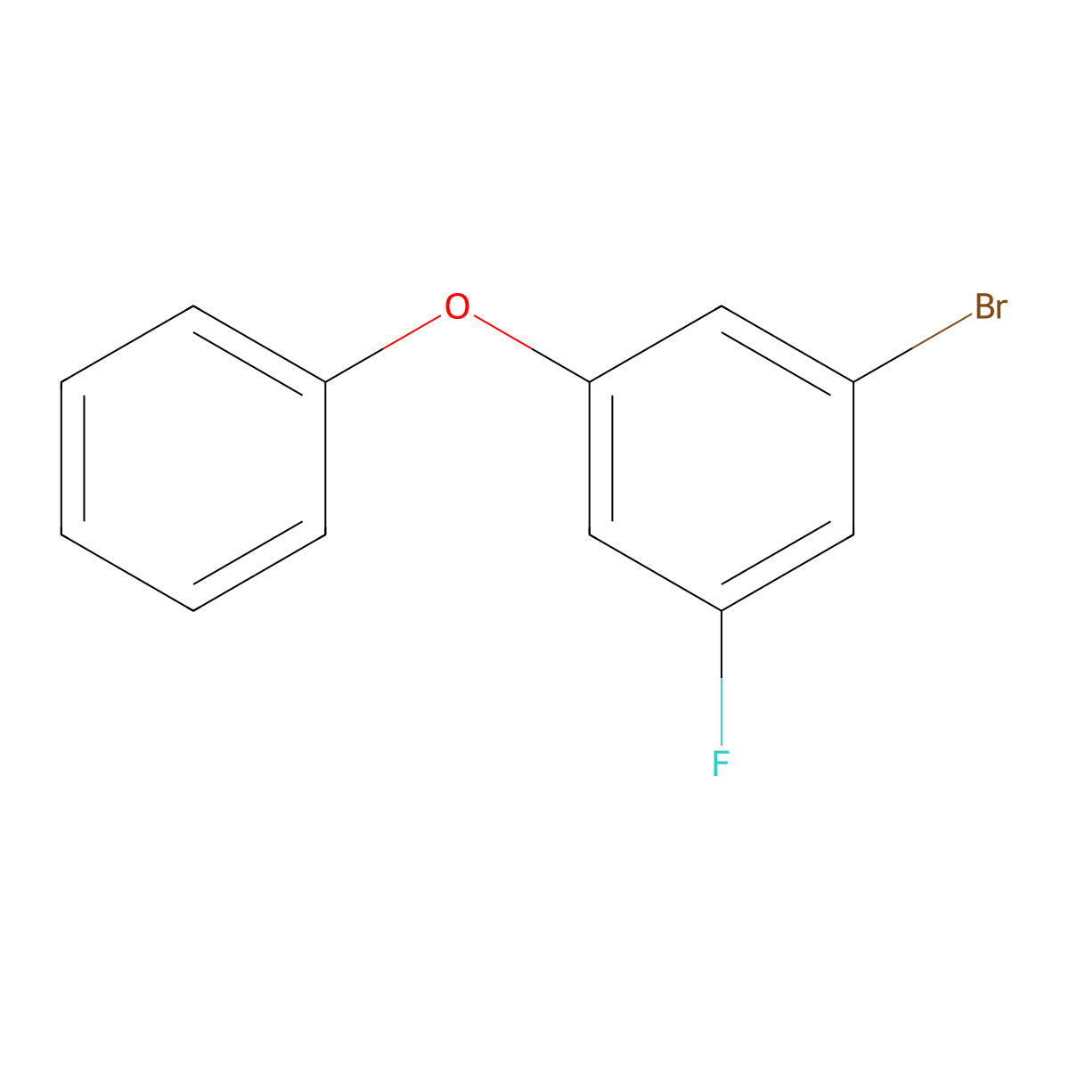 1-Bromo-3-fluoro-5-phenoxybenzene molecular structure, CAS 2639627-07-7