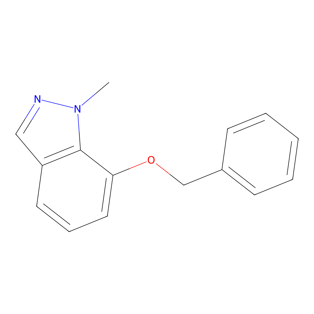 7-(Benzyloxy)-1-methylindazole molecular structure, CAS 2639627-19-1