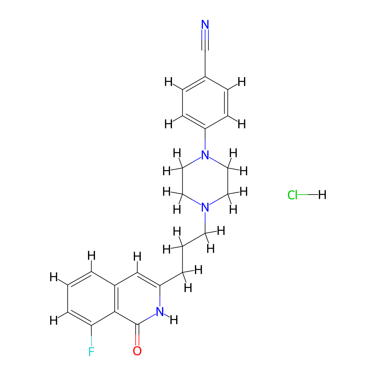 Parp1-IN-33 molecular structure, CAS 2640677-68-3