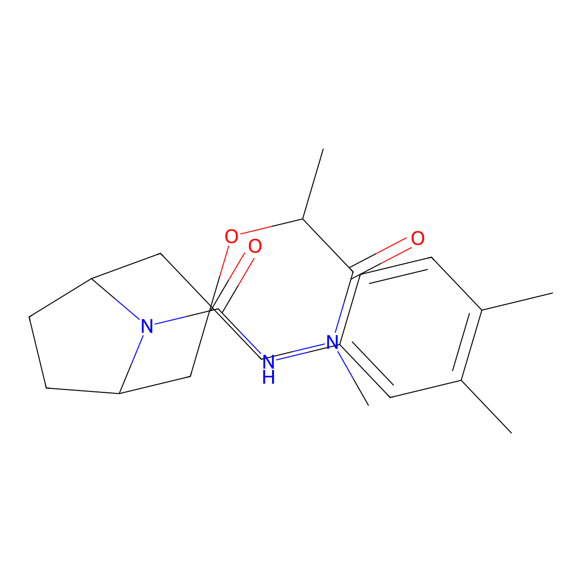 N-(3,4-dimethylphenyl)-4',6'-dimethyl-5'-oxo-8-azaspiro[bicyclo[3.2.1]octane-3,2'-morpholine]-8-carboxamide molecular structure, CAS 2640814-65-7