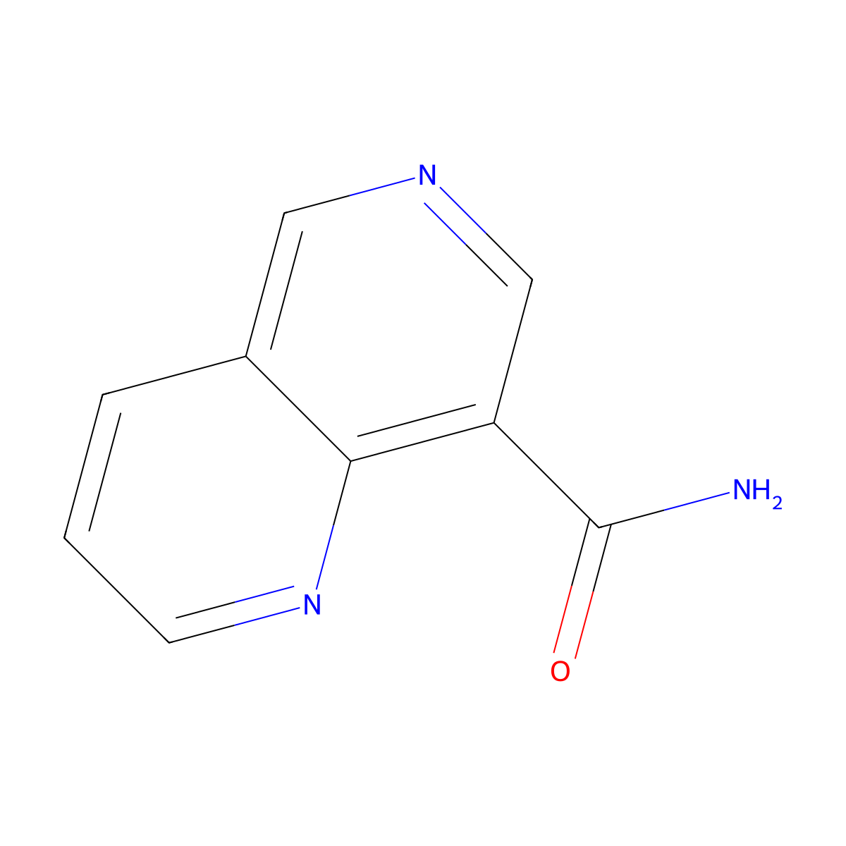 1,6-Naphthyridine-8-carboxamide molecular structure, CAS 2640815-77-4