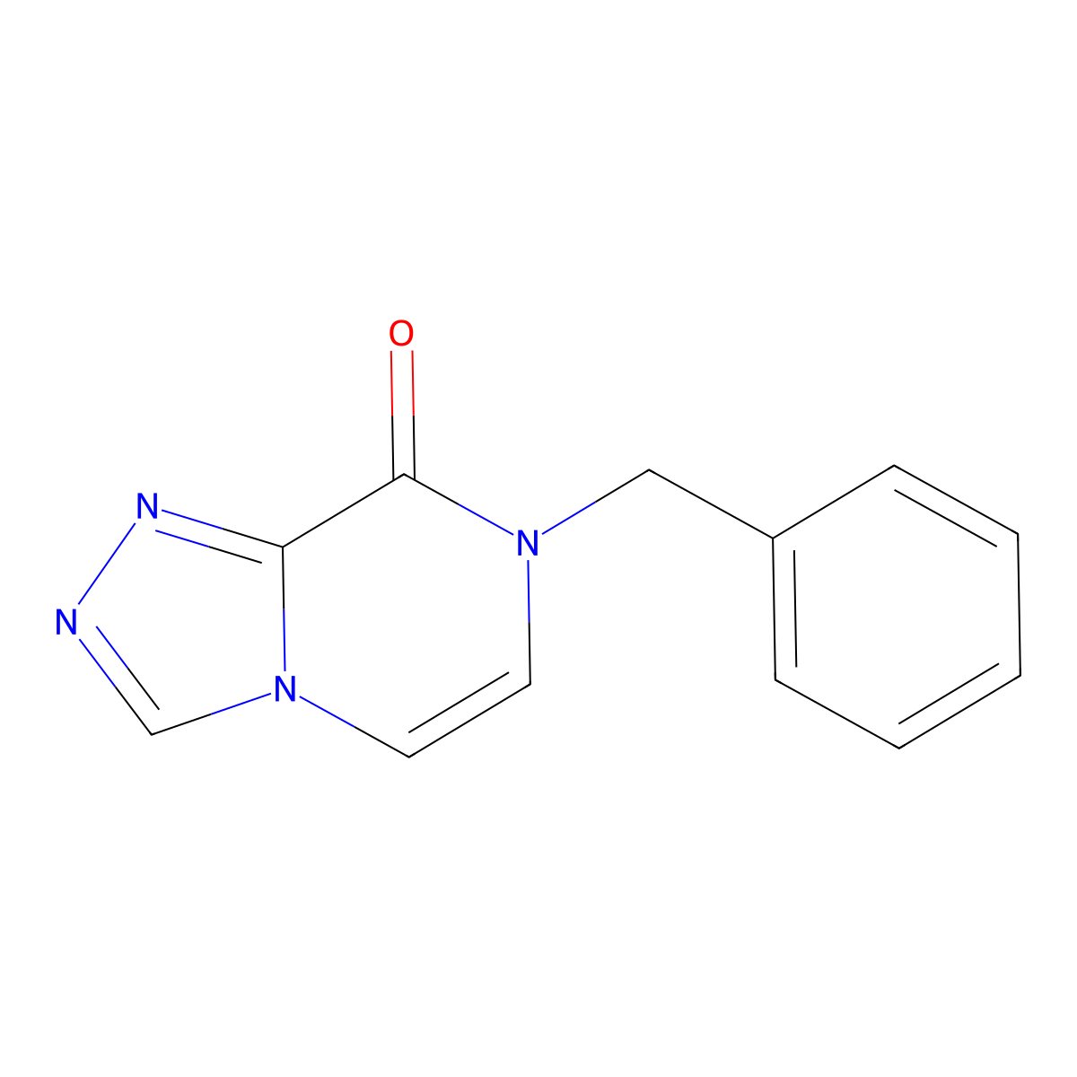 7-benzyl-7H,8H-[1,2,4]triazolo[4,3-a]pyrazin-8-one molecular structure, CAS 2640842-16-4