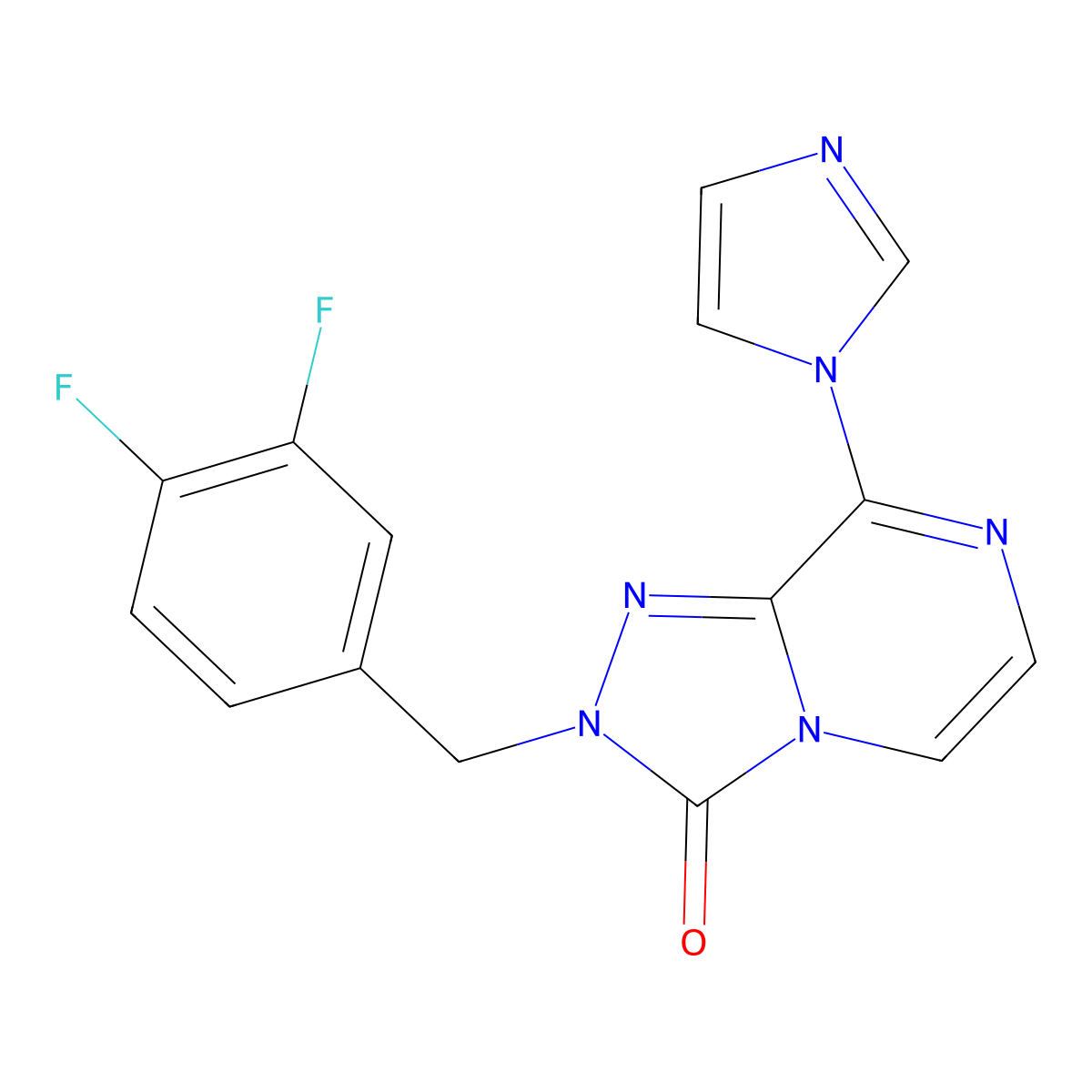 2-[(3,4-difluorophenyl)methyl]-8-(1H-imidazol-1-yl)-2H,3H-[1,2,4]triazolo[4,3-a]pyrazin-3-one molecular structure, CAS 2640846-48-4