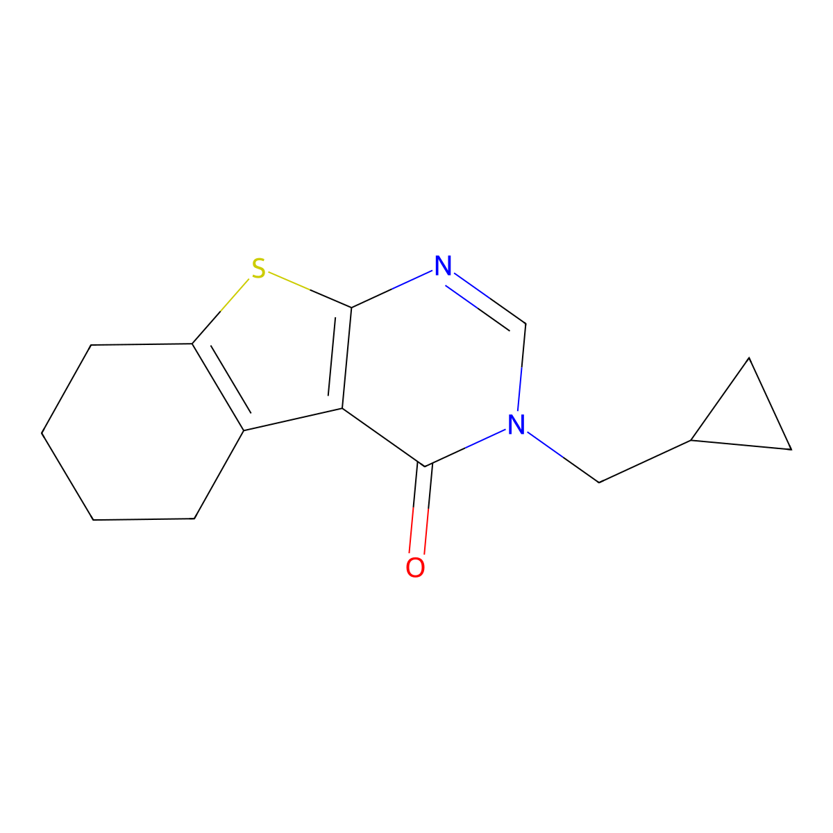 4-(Cyclopropylmethyl)-8-thia-4,6-diazatricyclo[7.4.0.0^{2,7}]trideca-1(9),2(7),5-trien-3-one molecular structure, CAS 2640886-31-1