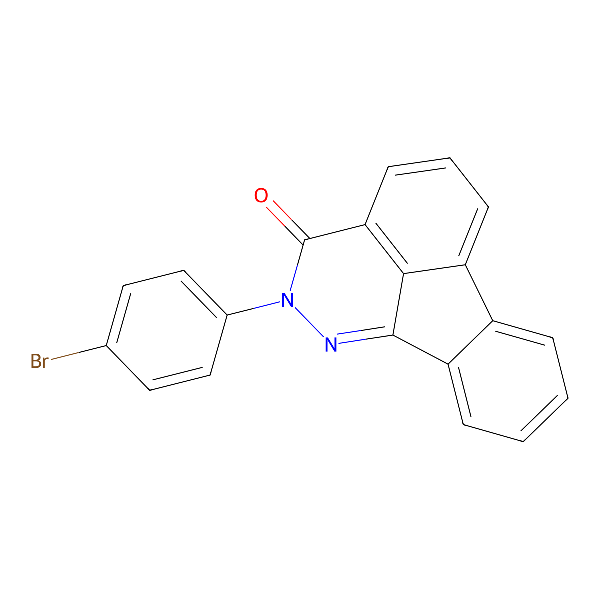 3-(4-Bromophenyl)-2,3-diazatetracyclo[7.6.1.0^{5,16}.0^{10,15}]hexadeca-1,5,7,9(16),10(15),11,13-heptaen-4-one molecular structure, CAS 2640888-67-9