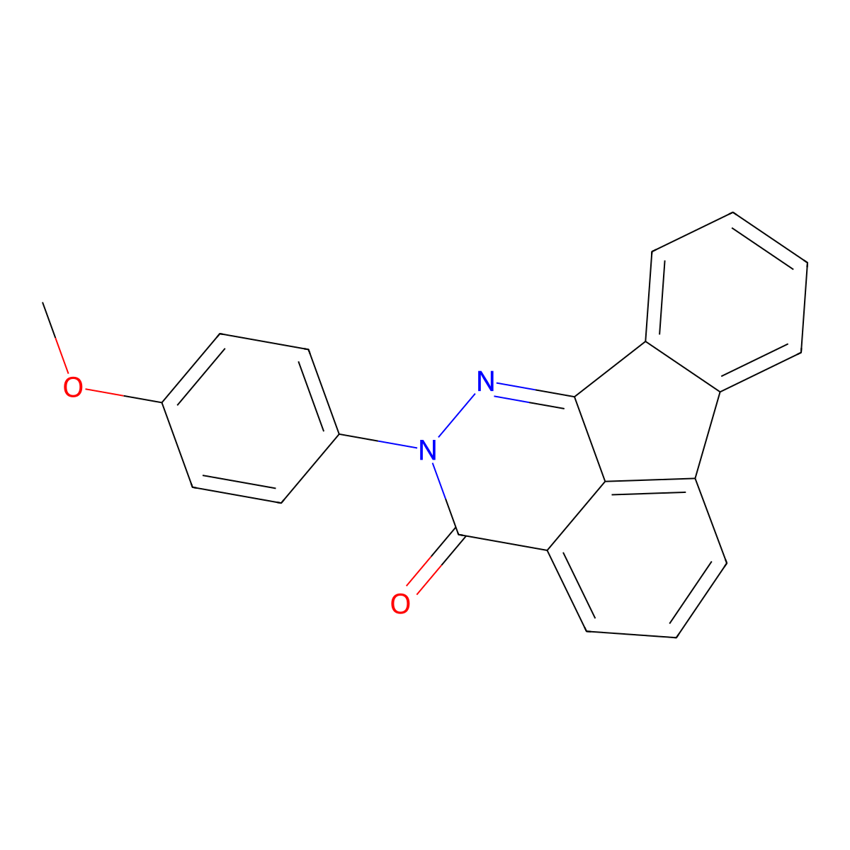3-(4-Methoxyphenyl)-2,3-diazatetracyclo[7.6.1.0^{5,16}.0^{10,15}]hexadeca-1,5,7,9(16),10(15),11,13-heptaen-4-one molecular structure, CAS 2640897-86-3