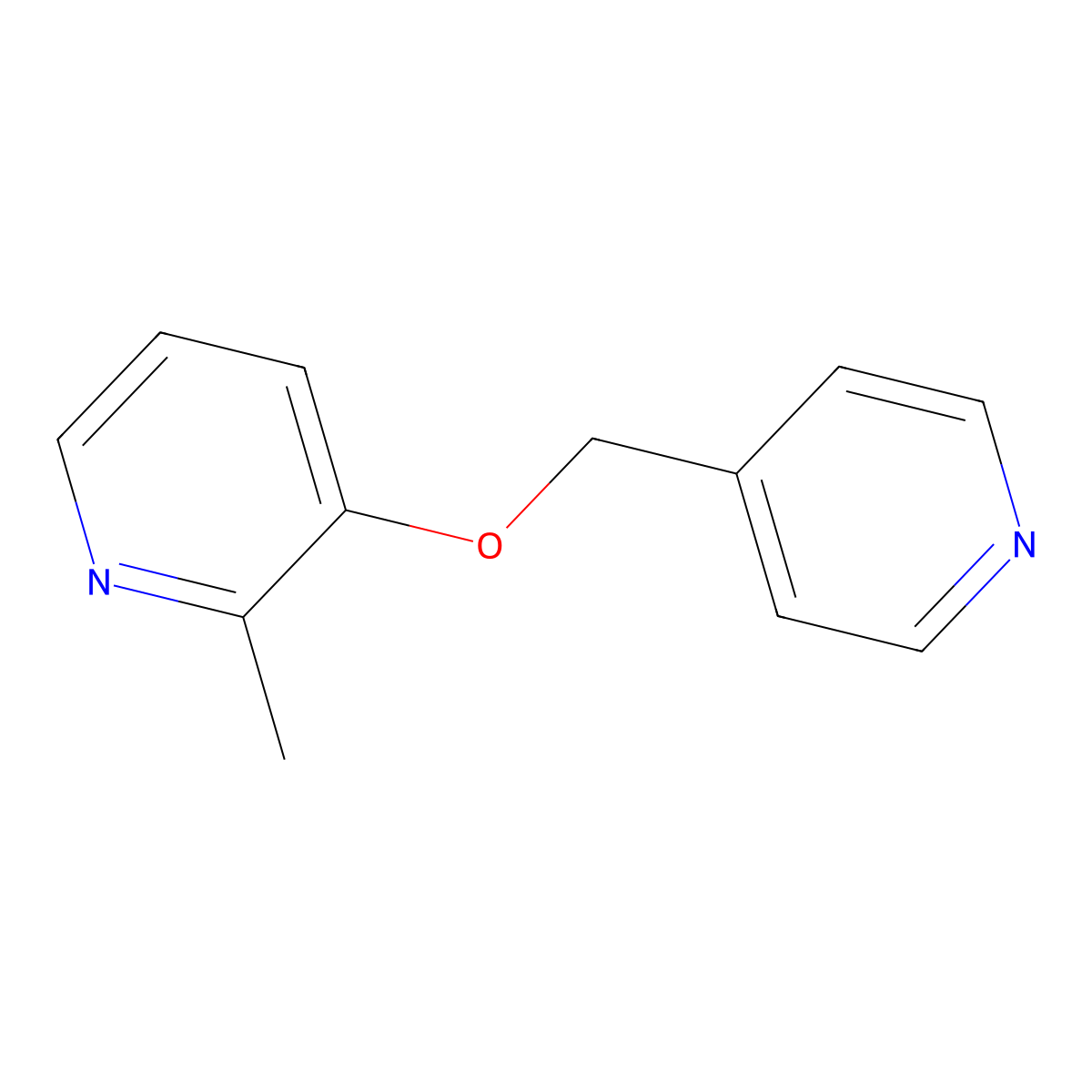 2-Methyl-3-[(pyridin-4-yl)methoxy]pyridine molecular structure, CAS 2640948-84-9