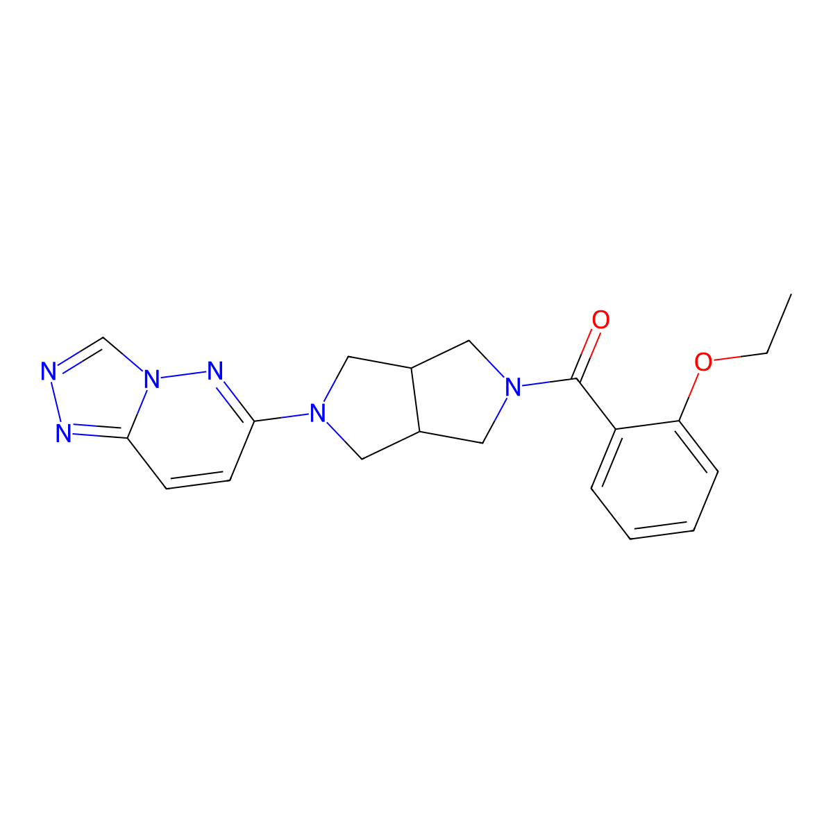 2-(2-Ethoxybenzoyl)-5-{[1,2,4]triazolo[4,3-b]pyridazin-6-yl}-octahydropyrrolo[3,4-c]pyrrole molecular structure, CAS 2640950-35-0