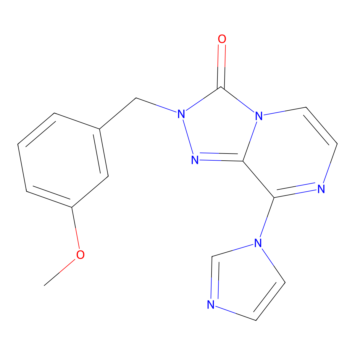 8-(1H-imidazol-1-yl)-2-[(3-methoxyphenyl)methyl]-2H,3H-[1,2,4]triazolo[4,3-a]pyrazin-3-one molecular structure, CAS 2640951-06-8