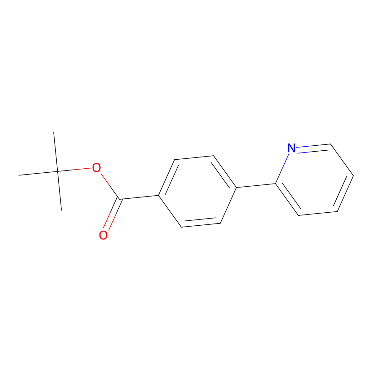 tert-Butyl 4-(pyridin-2-yl)benzoate molecular structure, CAS 2640955-42-4