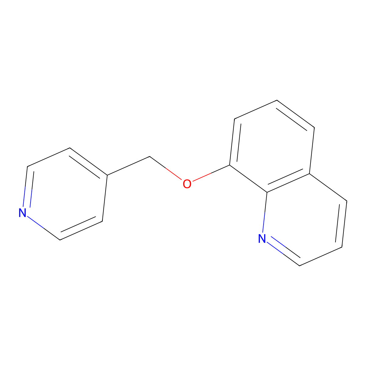 8-[(Pyridin-4-yl)methoxy]quinoline molecular structure, CAS 2640966-91-0