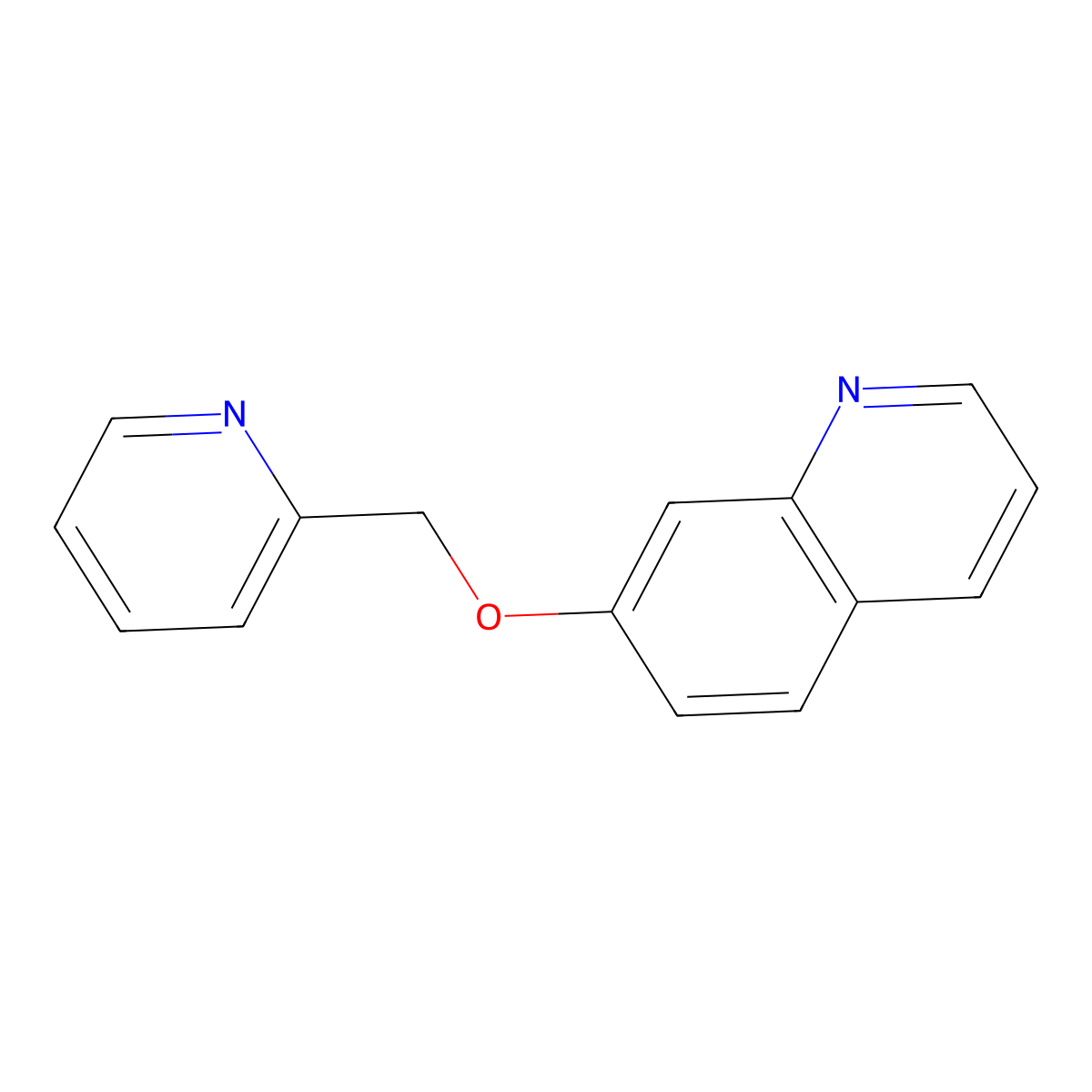 7-[(Pyridin-2-yl)methoxy]quinoline molecular structure, CAS 2640966-95-4