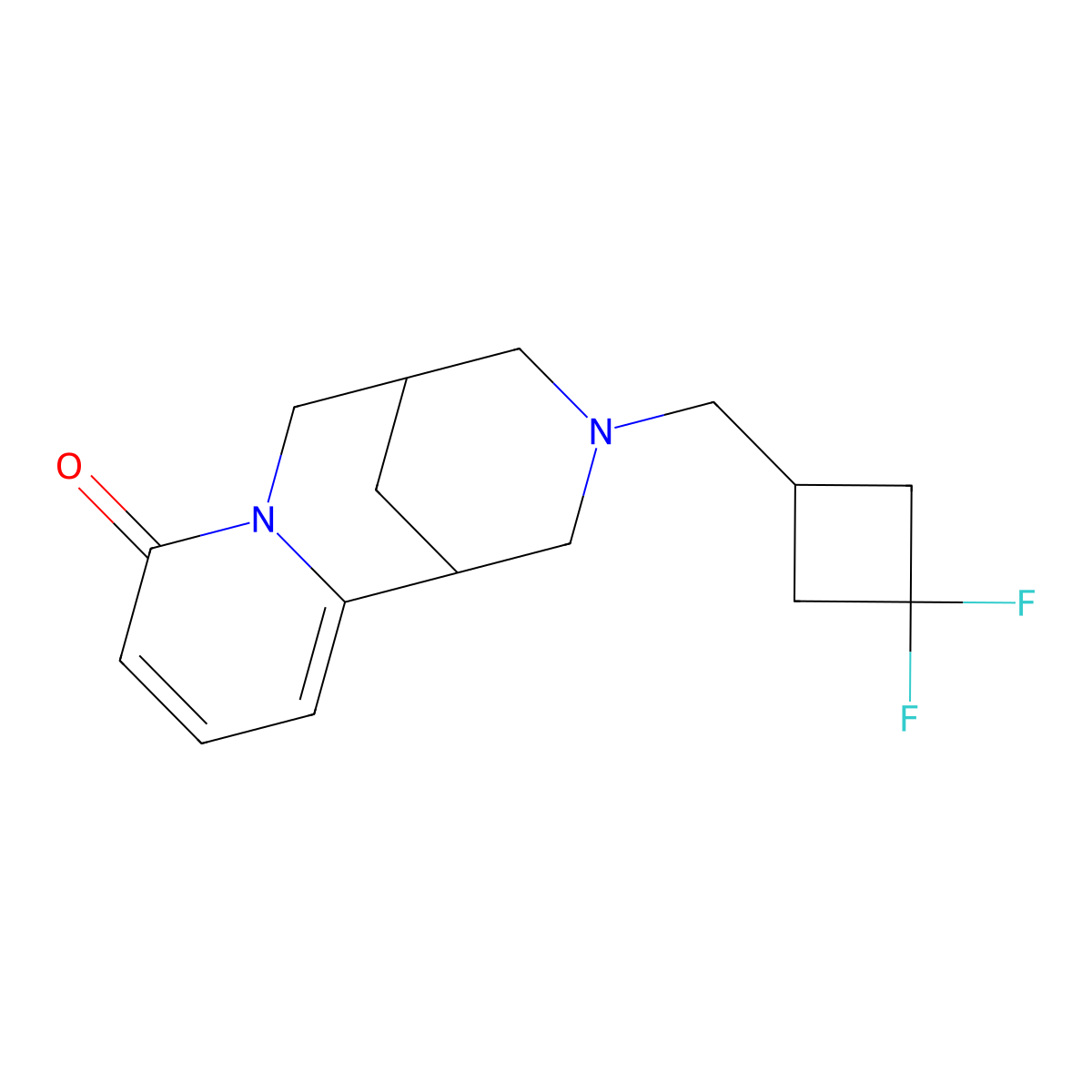 11-[(3,3-Difluorocyclobutyl)methyl]-7,11-diazatricyclo[7.3.1.02,7]trideca-2,4-dien-6-one molecular structure, CAS 2640975-93-3