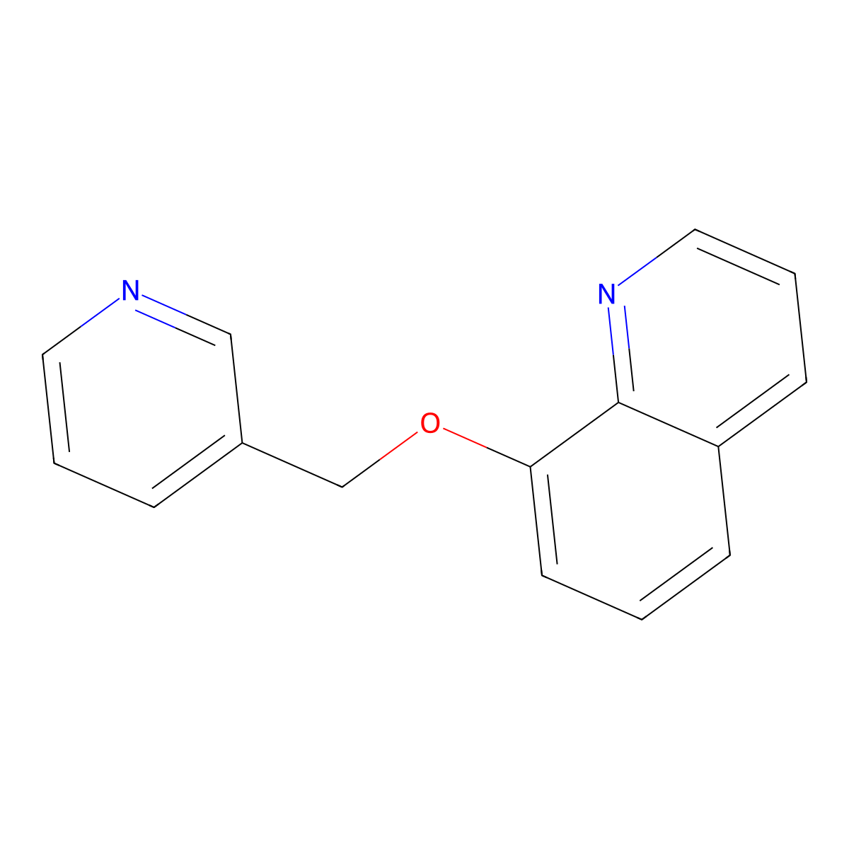 8-[(Pyridin-3-yl)methoxy]quinoline molecular structure, CAS 2640977-18-8