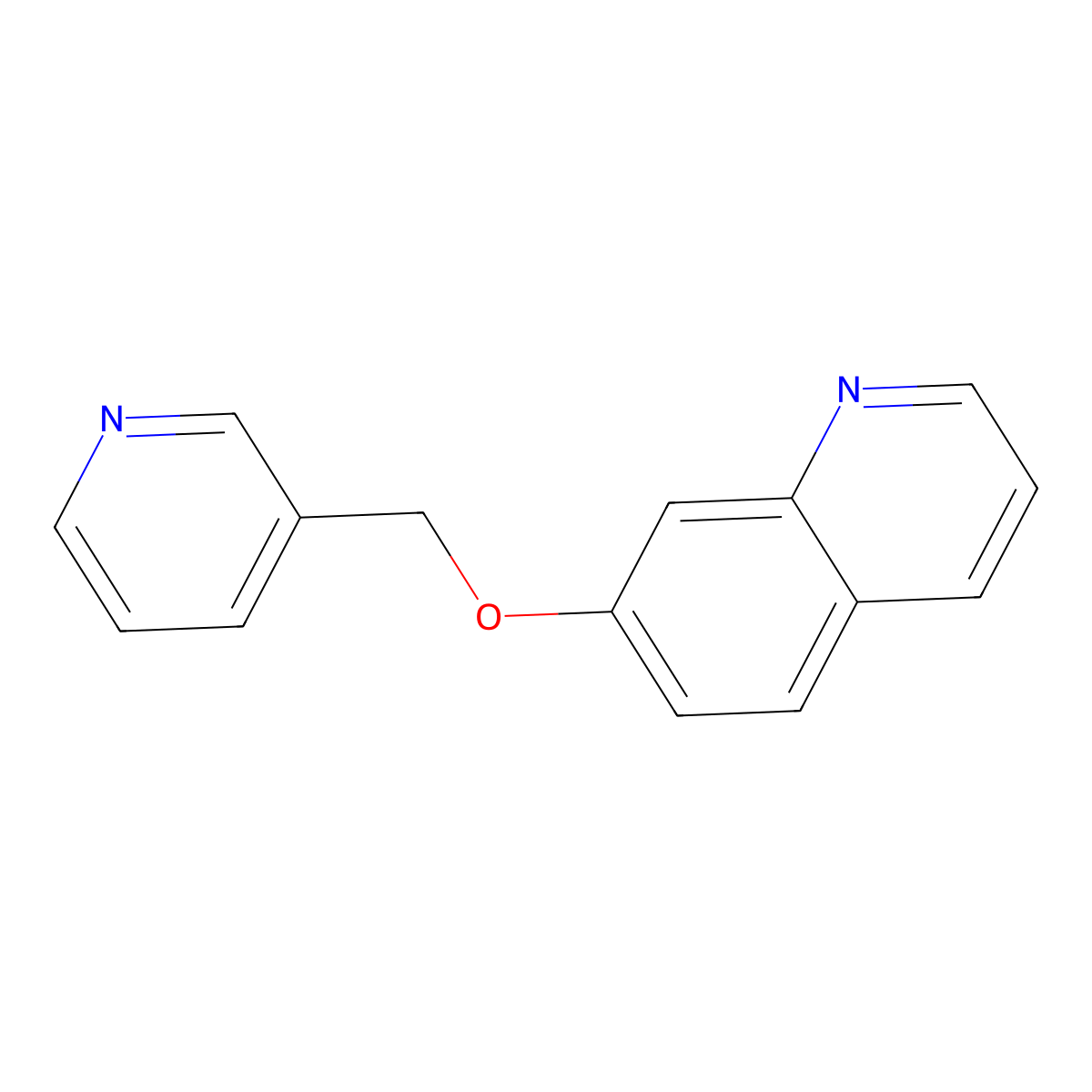 7-[(Pyridin-3-yl)methoxy]quinoline molecular structure, CAS 2640977-26-8