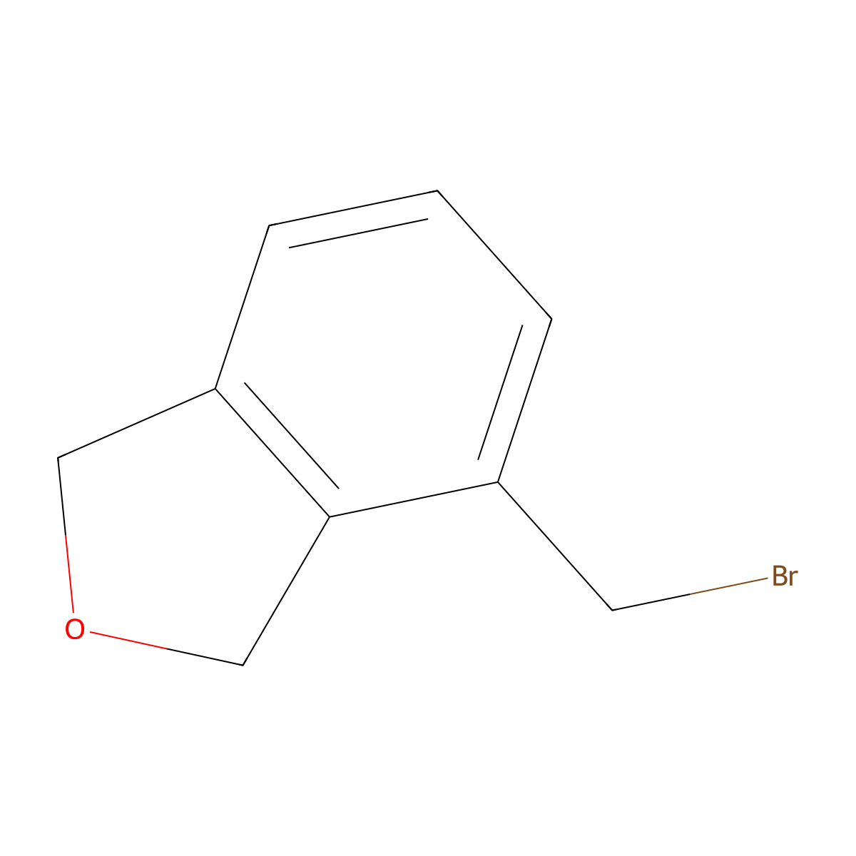 4-(Bromomethyl)-1,3-dihydro-2-benzofuran molecular structure, CAS 2641114-65-8