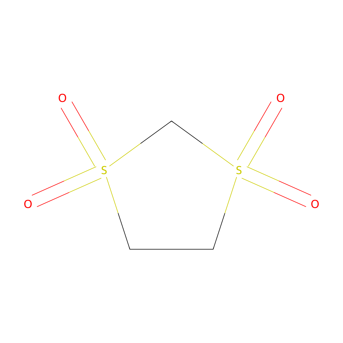 1,3-Dithiolane-1,1,3,3-tetraoxide molecular structure, CAS 26413-19-4