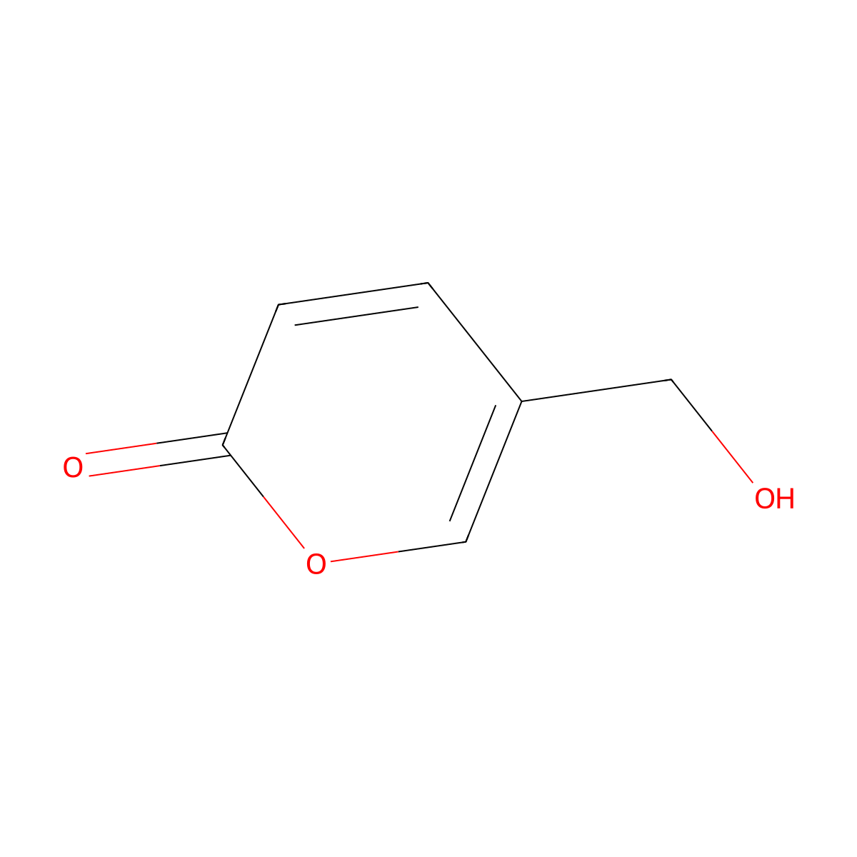 5-(Hydroxymethyl)-2H-pyran-2-one molecular structure, CAS 264133-64-4
