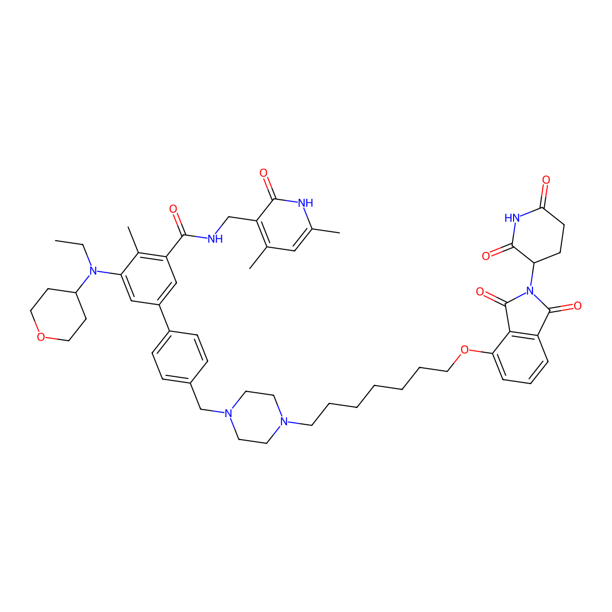 PROTAC EZH2 Degrader-1 molecular structure, CAS 2641601-67-2