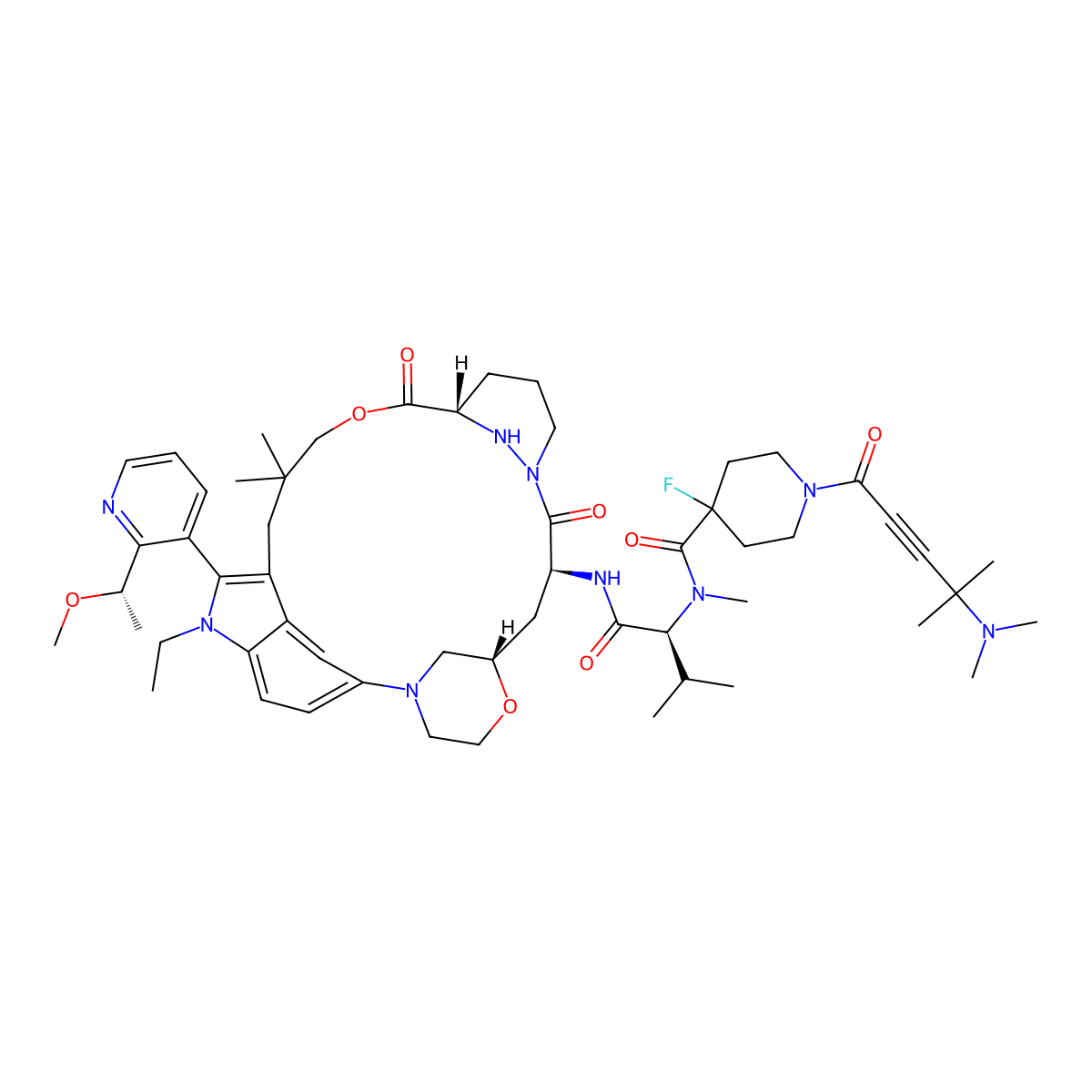 Elironrasib molecular structure, CAS 2641998-63-0