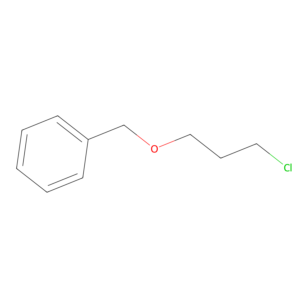((3-Chloropropoxy)methyl)benzene molecular structure, CAS 26420-79-1