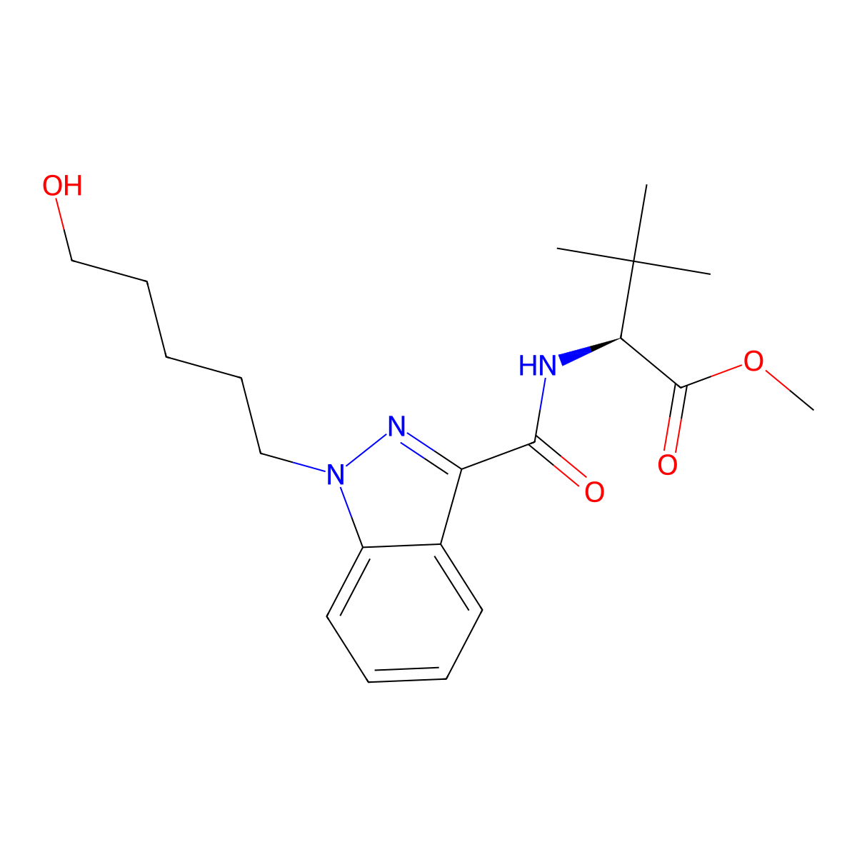 5-Fluoro ADB Metabolite 2 molecular structure, CAS 2642091-65-2
