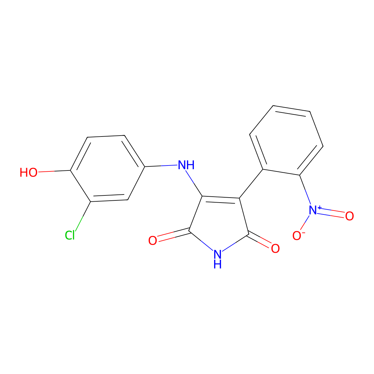 SB 415286 molecular structure, CAS 264218-23-7