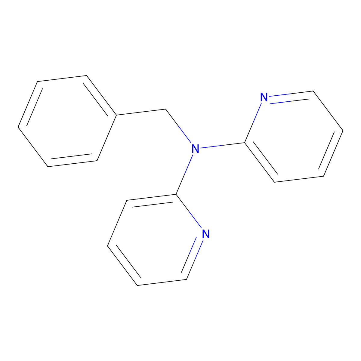 N-benzyl-N-(pyridin-2-yl)pyridin-2-amine molecular structure, CAS 26422-90-2