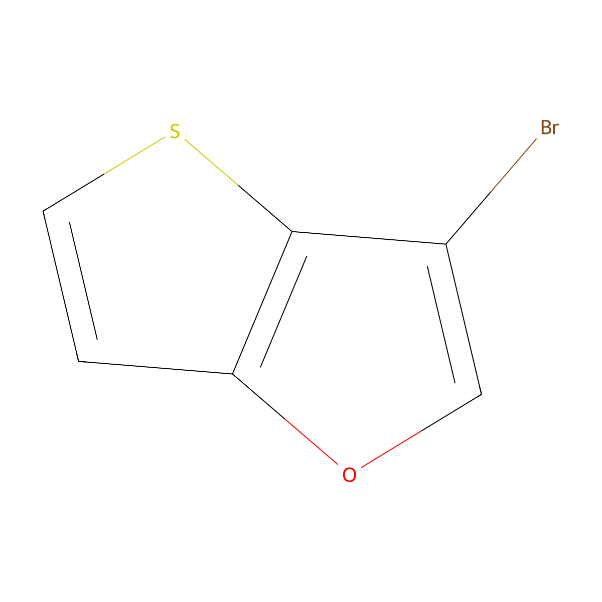 3-Bromothieno[3,2-B]furan molecular structure, CAS 2642306-69-0