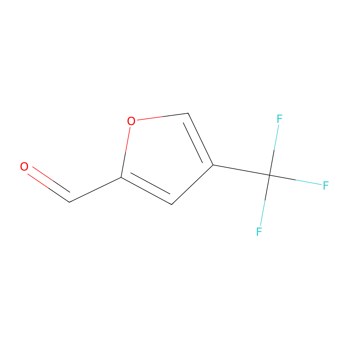 4-(Trifluoromethyl)furan-2-carbaldehyde molecular structure, CAS 26431-60-7