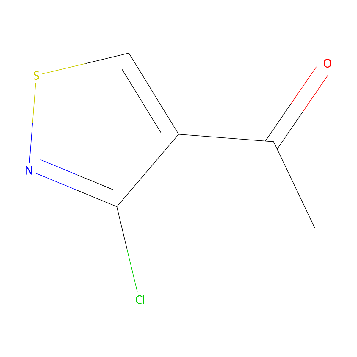 1-(3-Chloro-4-isothiazolyl)ethanone molecular structure, CAS 2643340-78-5