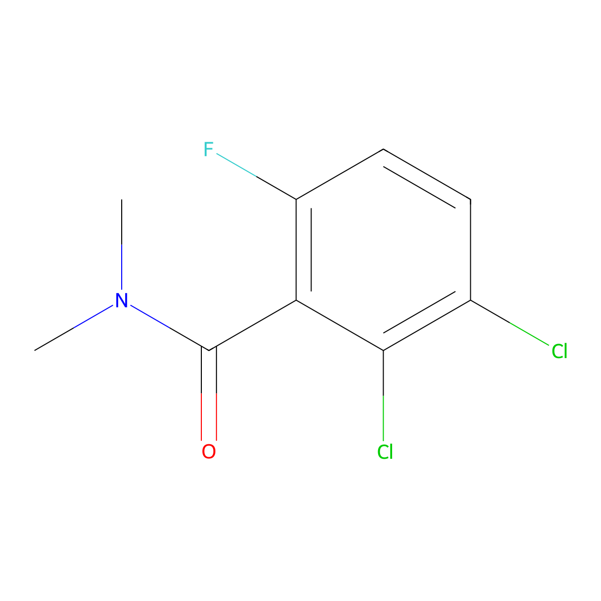 2,3-Dichloro-6-fluoro-N,N-dimethylbenZamide molecular structure, CAS 2643367-83-1