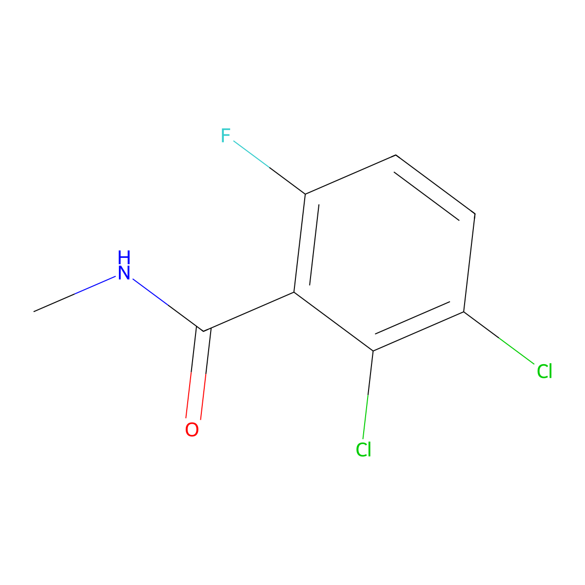 2,3-Dichloro-6-fluoro-N-methylbenZamide molecular structure, CAS 2643367-94-4