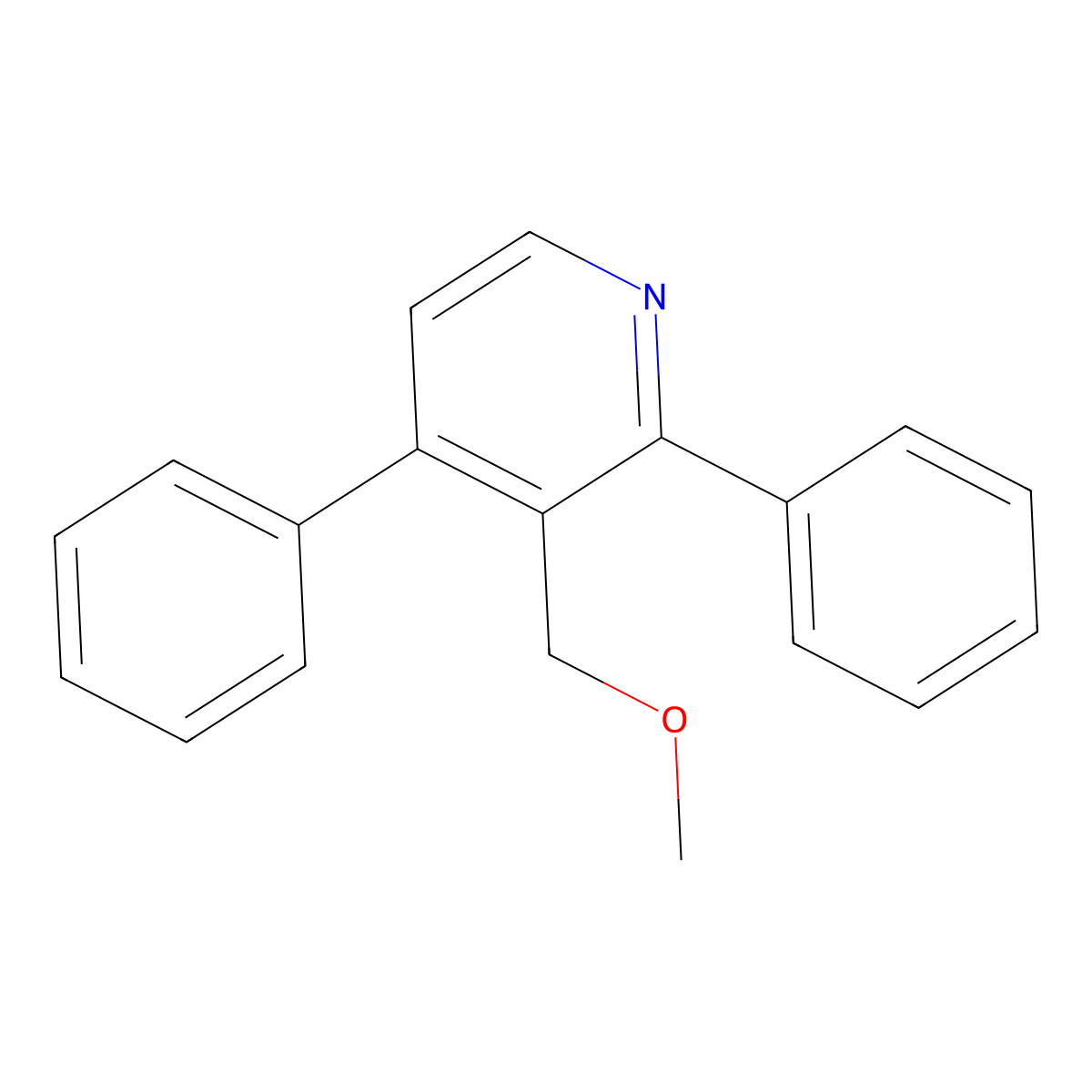 3-(Methoxymethyl)-2,4-diphenylpyridine molecular structure, CAS 2643368-44-7
