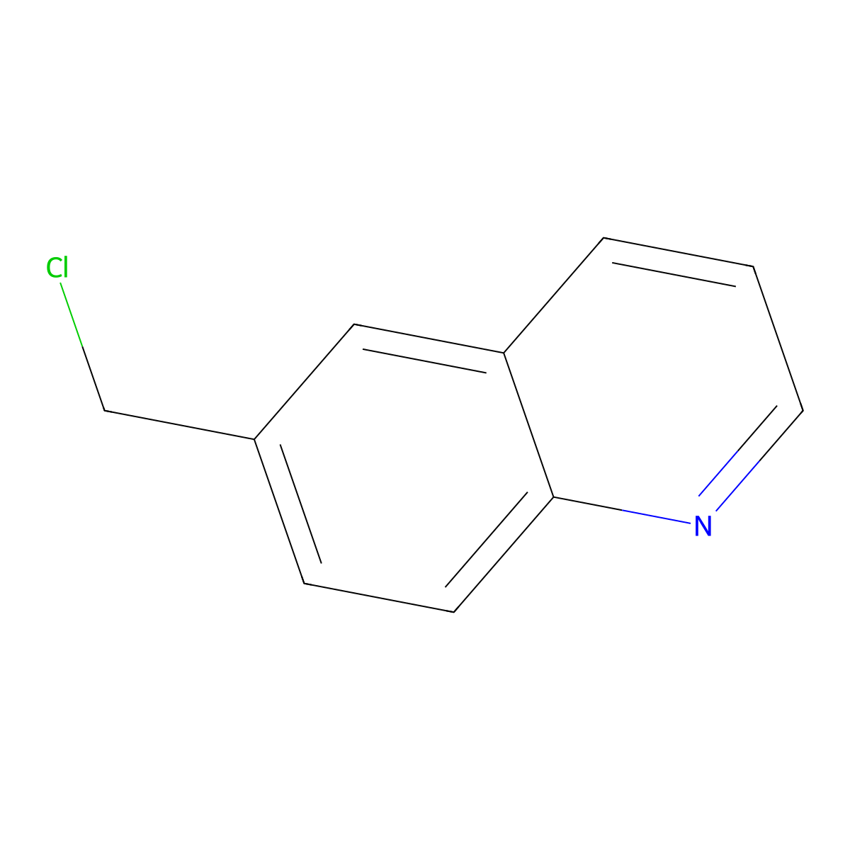 6-(Chloromethyl)quinoline molecular structure, CAS 2644-82-8